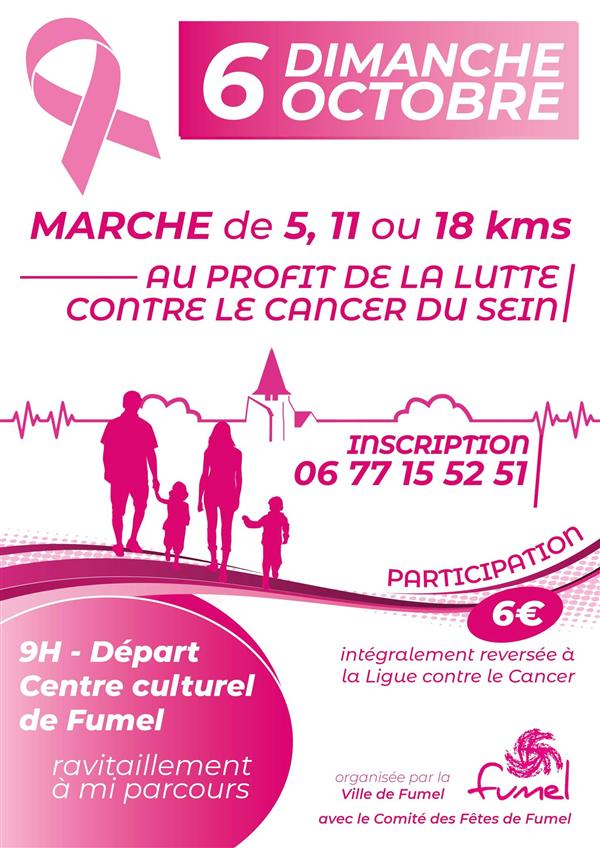 Marche - Octobre rose Le 6 oct 2024