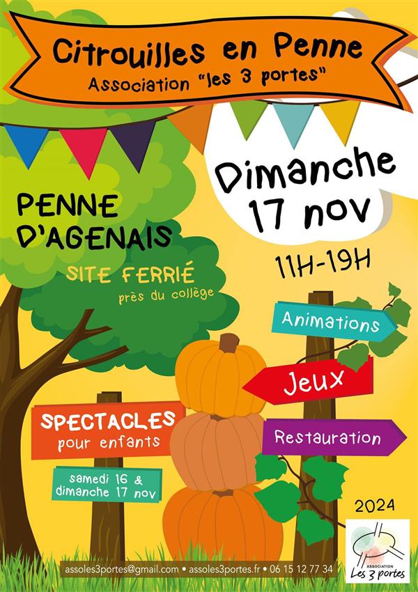 Citrouilles en Penne Le 17 nov 2024