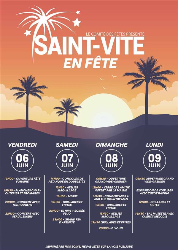 Saint-Vite en fête : jour 1