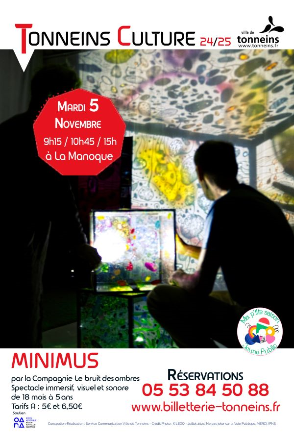 Spectacle immersif, visuel et sonore - "Minimus"