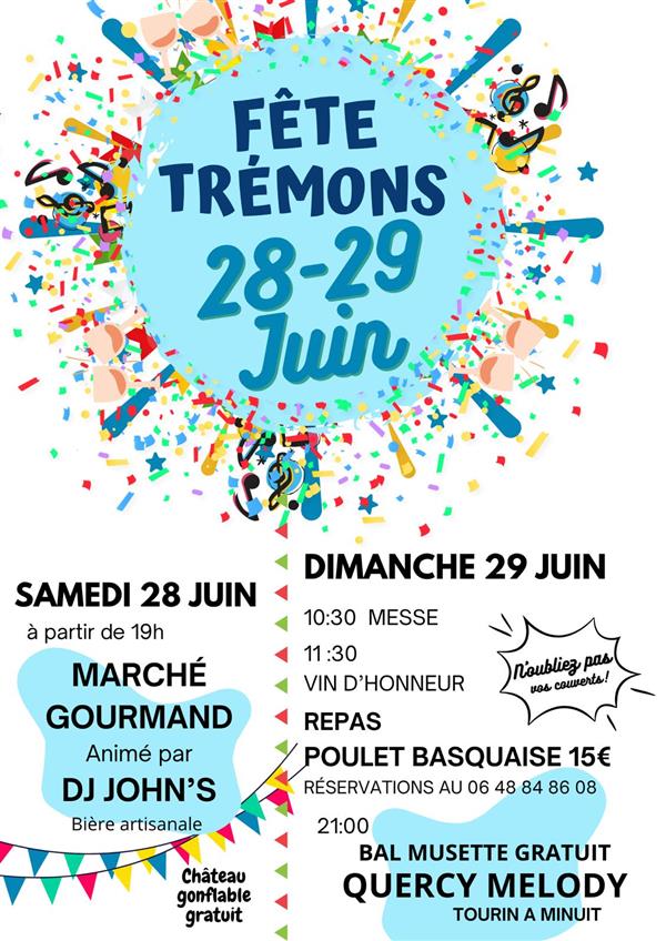 Fête Trémons - jour 1