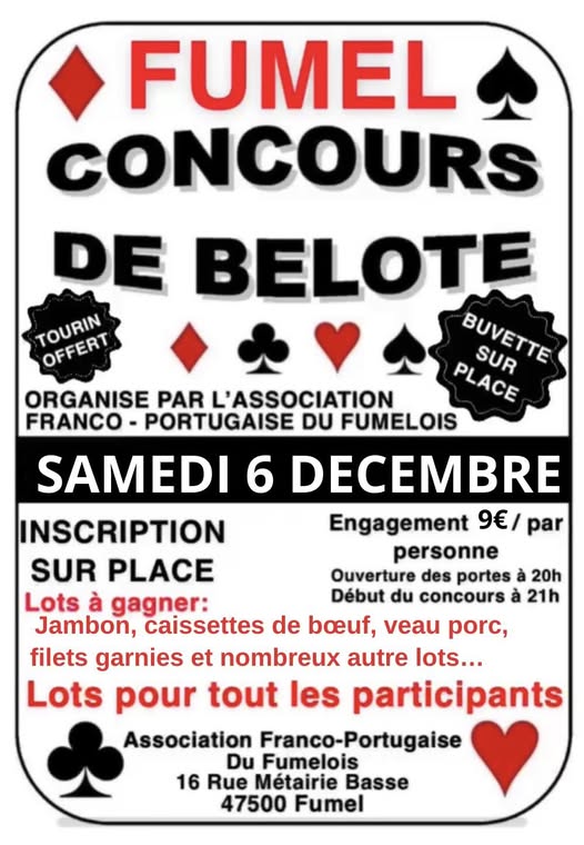 Concours de belote 