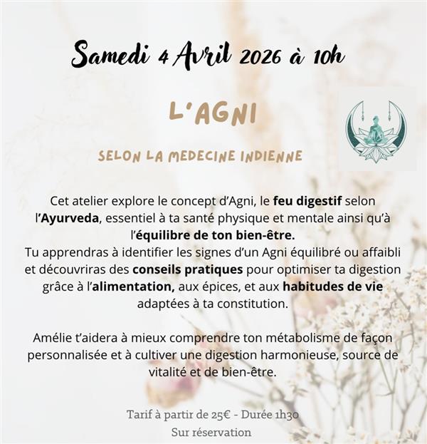 L'AGNI selon la medecine indienne