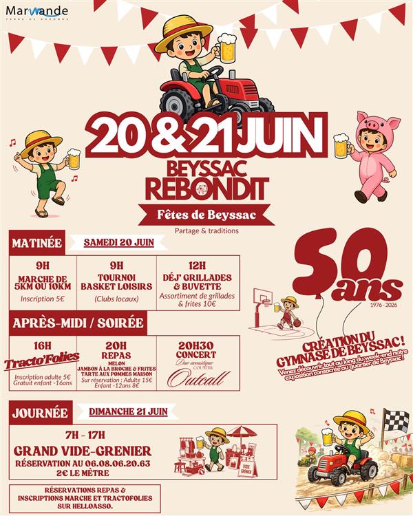 Beyssac Rebondit - Fêtes de Beyssac