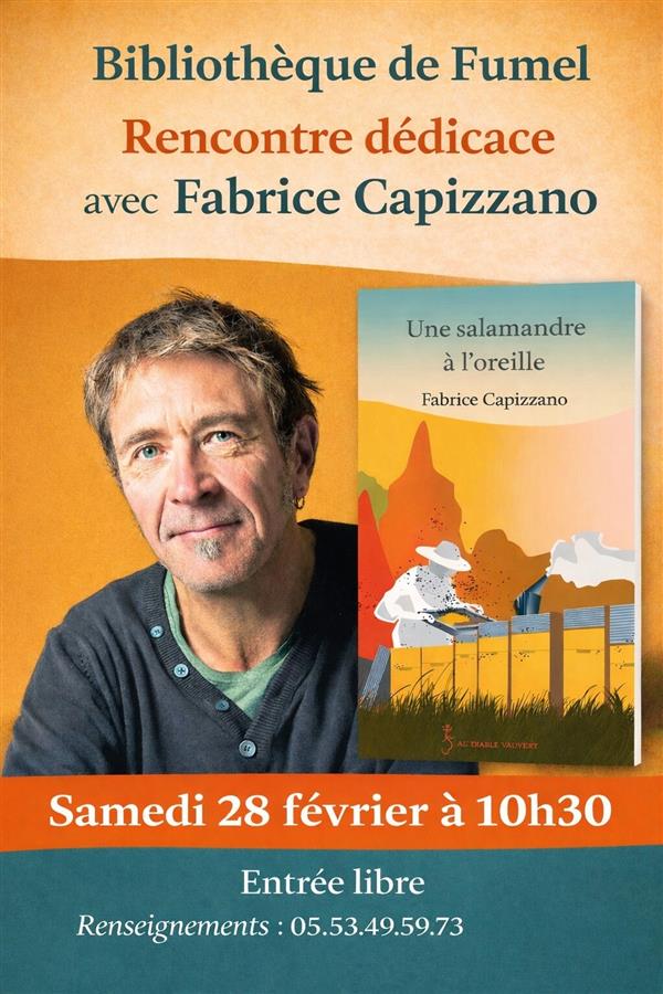 Rencontre dédicace avec Fabrice Capizzano
