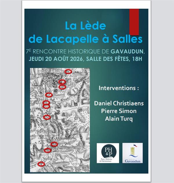 7ème rencontre historique de Gavaudun - La Lède de Lacapelle à Salles