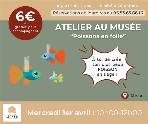 Atelier Poisson en folie!