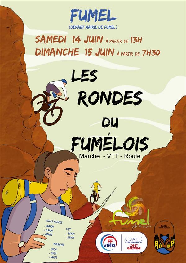 Les ronde du fumélois : Marche - VTT - Route 