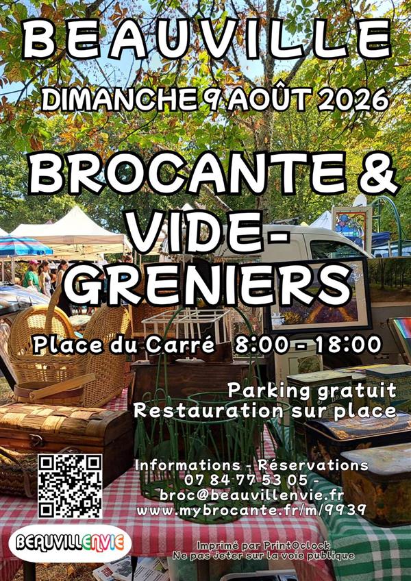Brocante et vide-greniers