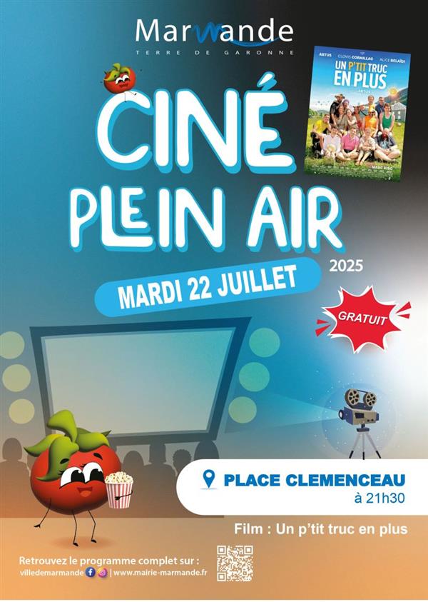 Cinéma en plein air "Un petit truc en plus"