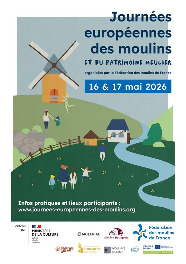 Journées Européennes des Moulins et du Patrimoine meulier