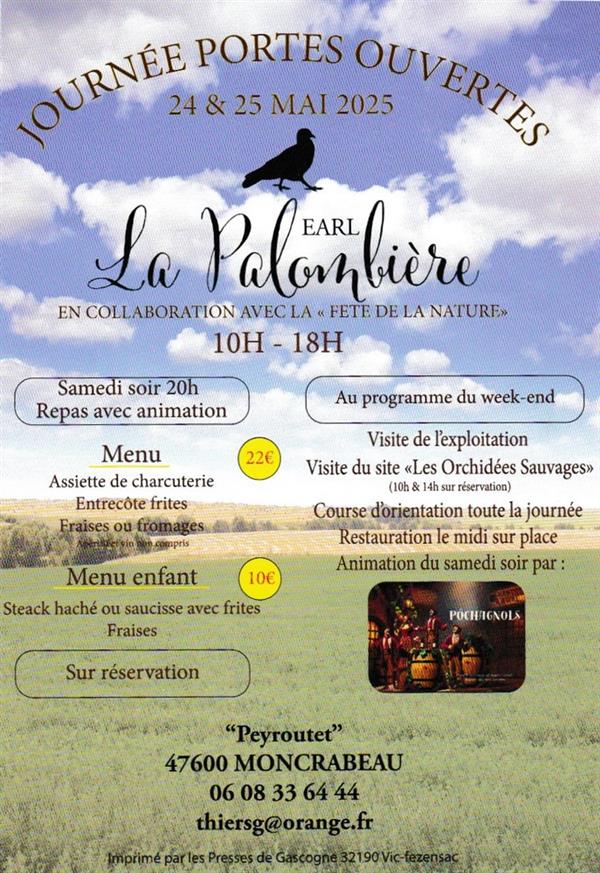Fête de la nature : journées portes ouvertes à ferme de la Palombière