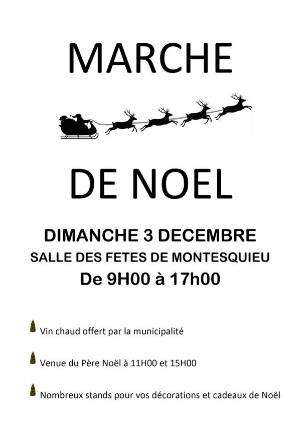 Marché de Noël de Montesquieu Le 3 déc 2023
