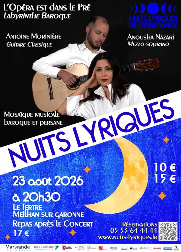 38ème Festival d'été des Nuits Lyriques - L'Opéra est dans le pré - Labyrinthe Baroque