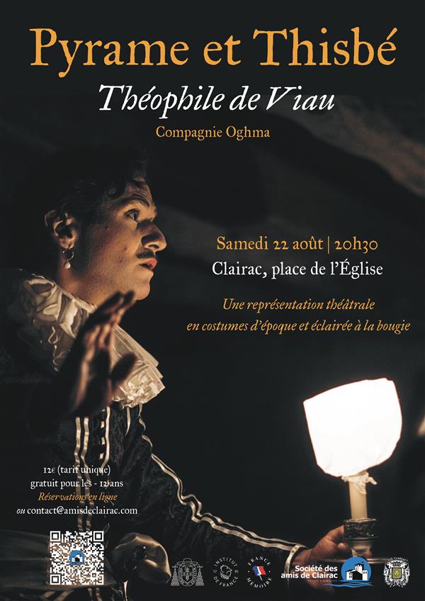 Théâtre - Pyrame et Thisbé de Théophile de Viau. 