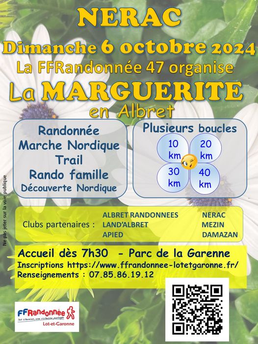 Randonnée : la Marguerite en Albret Le 6 oct 2024