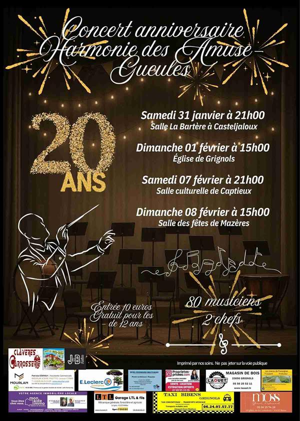 Concert anniversaire