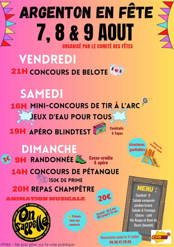 Argenton en fête