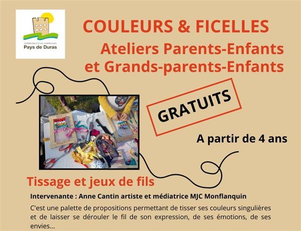Ateliers Familles Couleurs et Ficelles