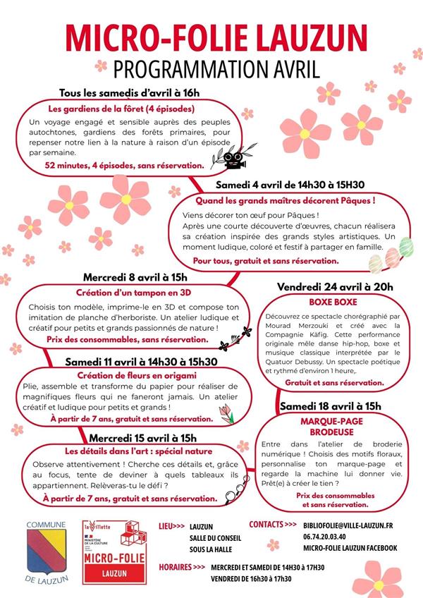 Micro-Folie : création de fleur en origami