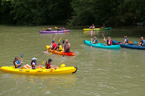 Canoë-kayak du val d'Albret : animation nautique estivale