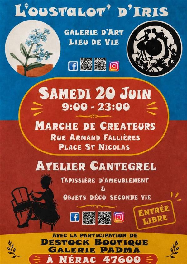 Les marchés des créateurs de l'Oustalot d'Iris