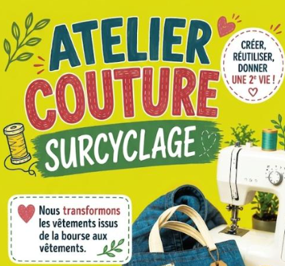 Atelier couture surcyclage 