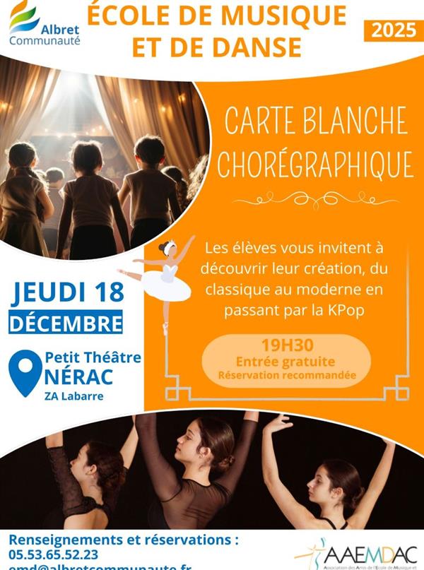 Carte blanche chorégraphique