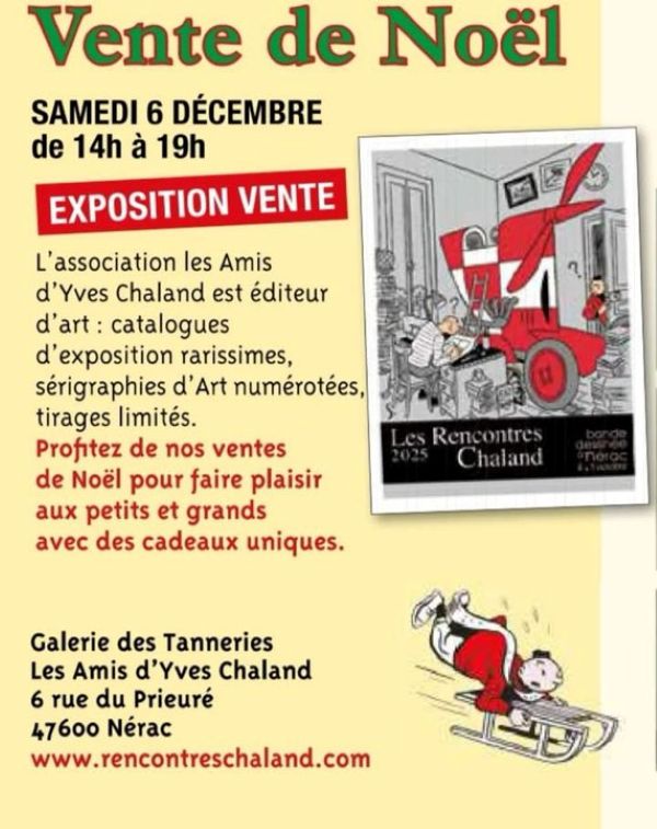Les Amis d'Yves Chaland : Vente de Noël