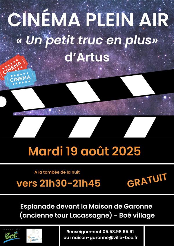 Soirée cinéma plein air
