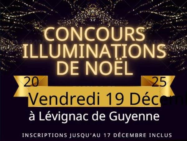 Concours illuminations de Noël de Lévignac de Guyenne