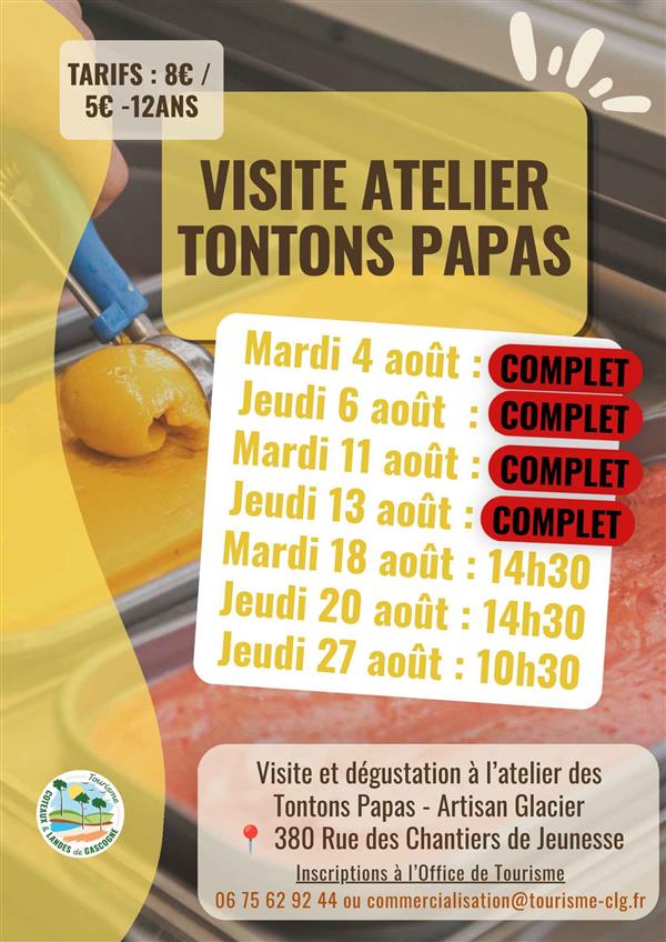 Visite de l'atelier des Tontons Papas 