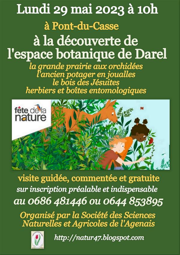 Visite guidée de l'espace botanique de Darel