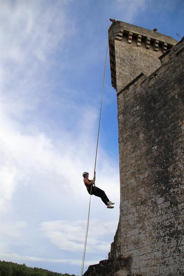 Descente en rappel