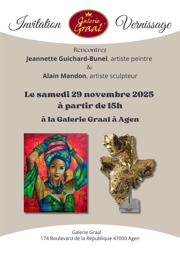 Jeannette Guichard Bunel et Alain Mandon