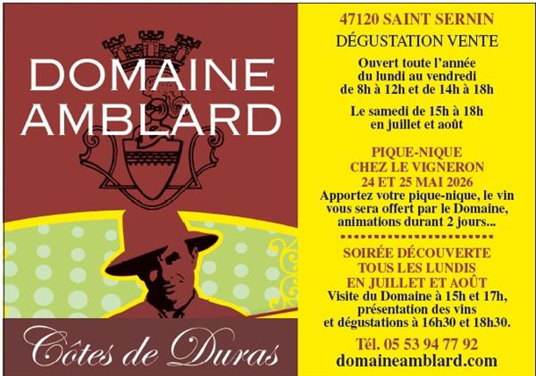 Soirée découverte au Domaine Amblard