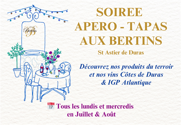 Soirées Apéro-Tapas aux Bertins