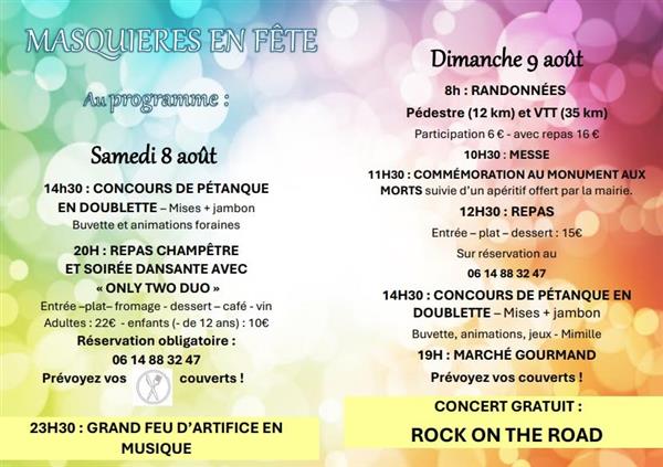 Masquière en fête