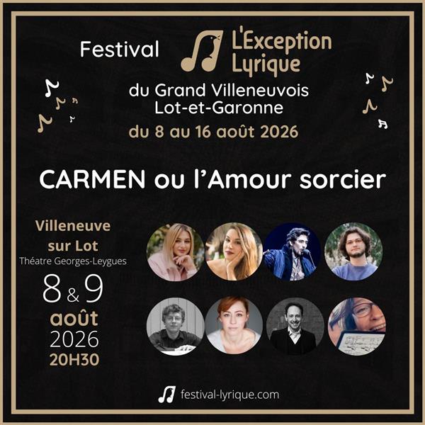 Festival Lyrique - Carmen ou l'Amour Sorcier 2026