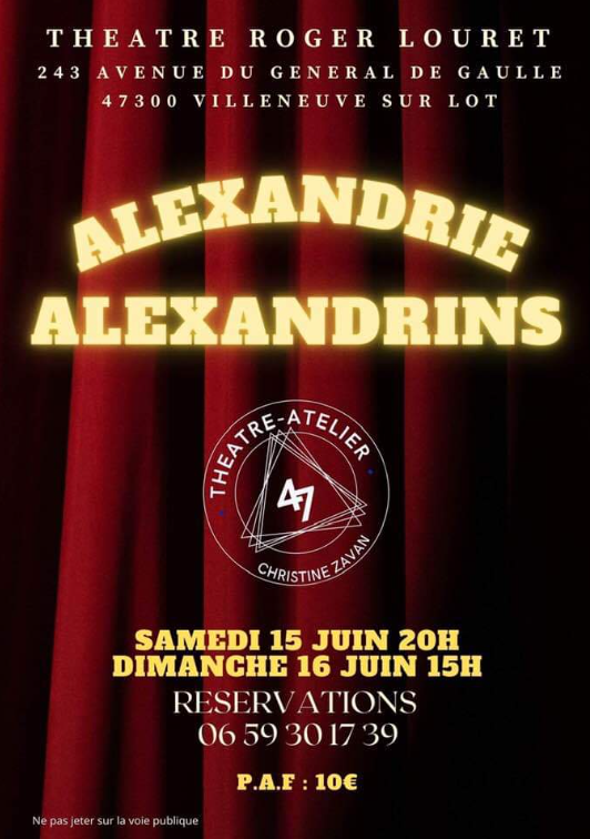 Alexandrie Alexandrins Le 15 juin 2024