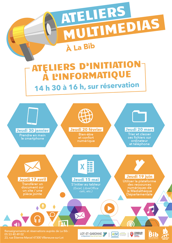 Atelier d'initiation à l'informatique