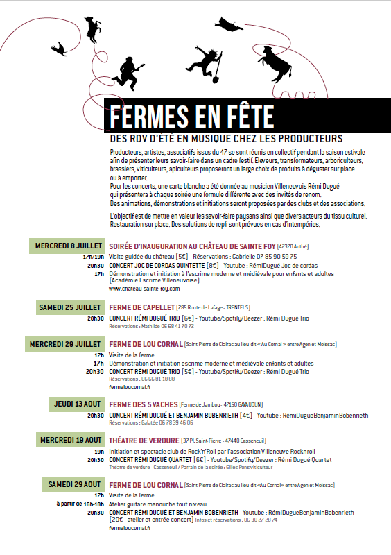 Fermes en Fête - Soirée d'inauguration au château Sainte Foy