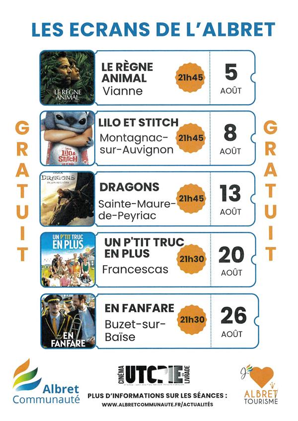 Les Ecrans d'Albret à Buzet-sur-Baïse