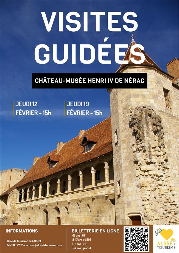 Visites guidées du Château-Musée Henri IV pour les Vacances de février