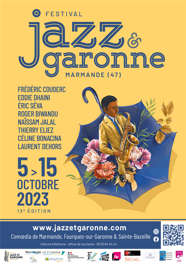 Festival Jazz & Garonne - Brunch avec le Trio "Edzato" au Café Le Commerce "Chez Les Filles"