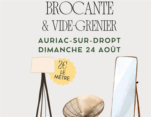 Vide-greniers durant la Fête du Grand chêne 
