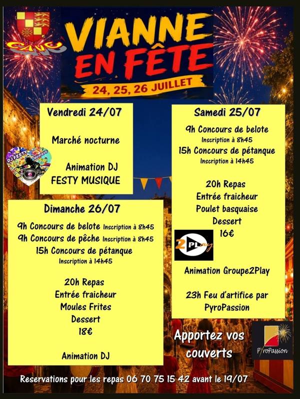 Vianne en fêtes !