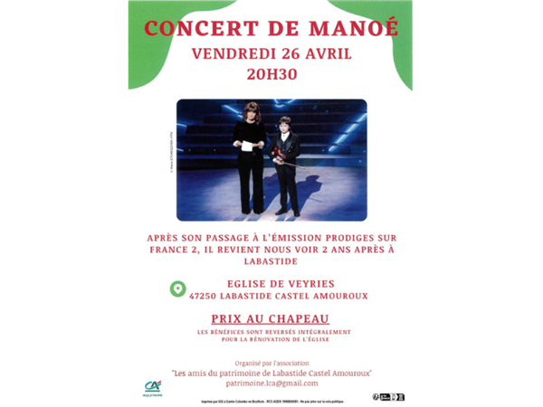 Concert de Manoé