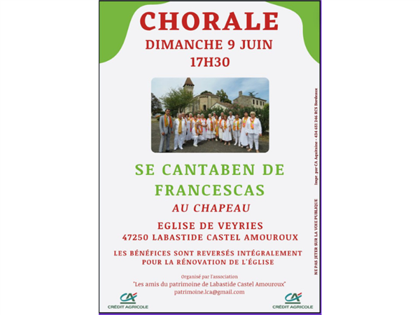 Chorale Se Cantaben de Francescas Le 9 juin 2024