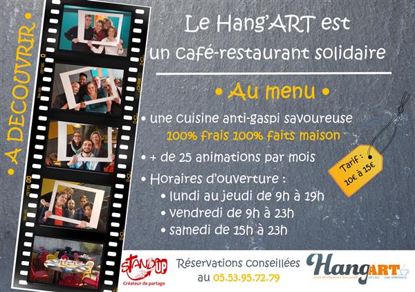 Le Hang'Art : restaurant solidaire et associatif